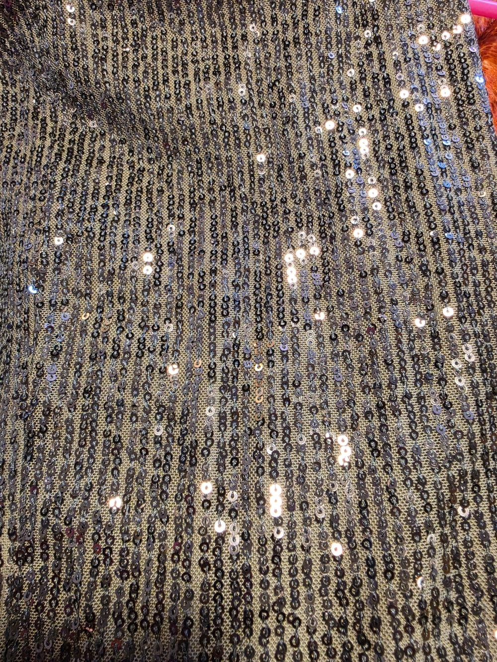 H&M Silver Sequin Wide-Leg Pants - Picture 4 of 7